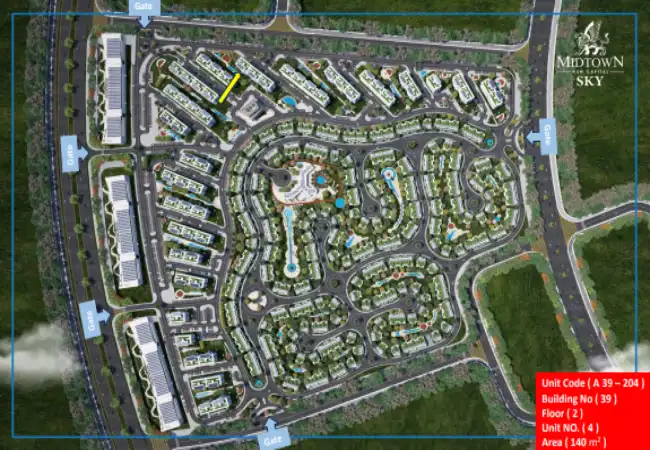 كمبوند ميدتاون سكاى العاصمة الادارية (19839)20+ Midtown sky New Capital 9 موقع-كمبوند-ميدتاون-سكاي-العاصمة-الادارية