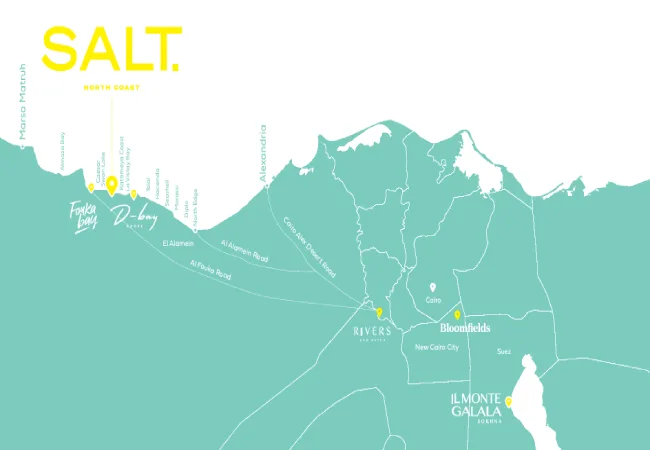 قرية سولت الساحل الشمالي تطوير مصر (19839)20+ Salt North Coast Tatweer Misr اسعار و تفاصيل 13 لوكيشن-سولت-تطوير-مصر