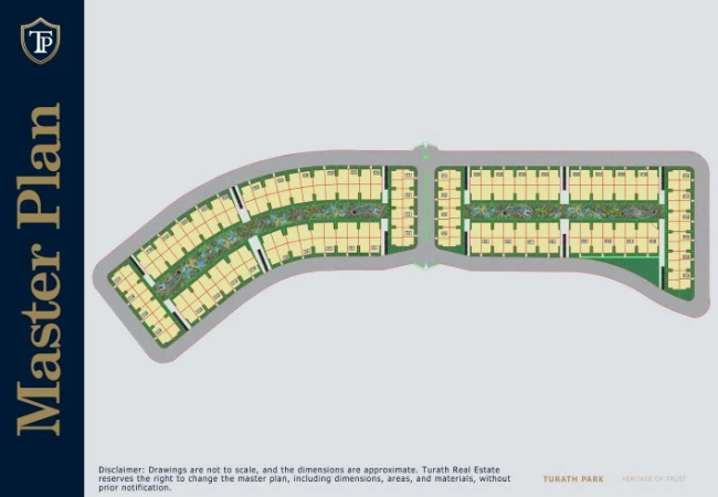 ماستر-بلان-كمبوند-تراث-بارك-العبور-سيتي-turath-park-master-plan