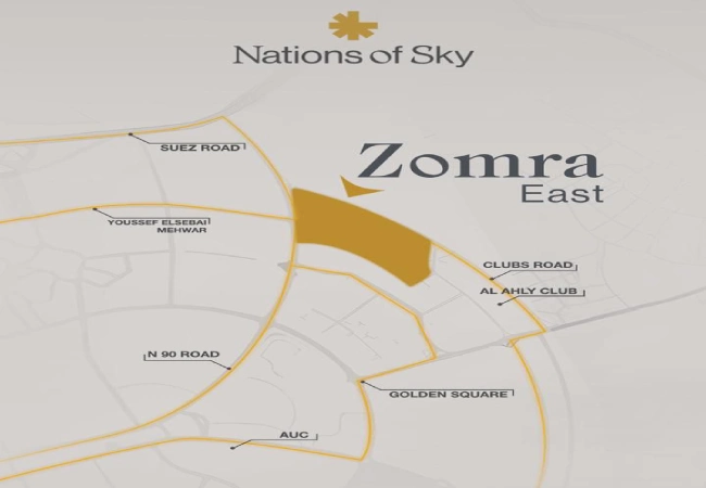 كمبوند زمرة ايست التجمع الخامس (19839)20+ Zomra East New Cairo 14 موقع-كمبوند-زمرة-القاهرة-الجديدة