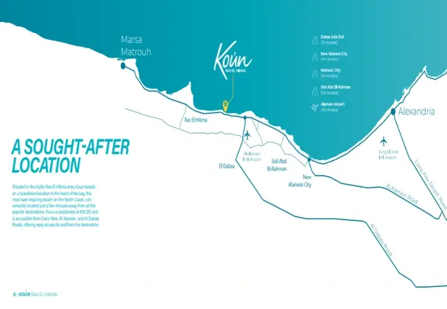 قرية كون راس الحكمة الساحل الشمالي (19839)20+ koun ras el hekma اسعار 2026 28 koun-north-coast