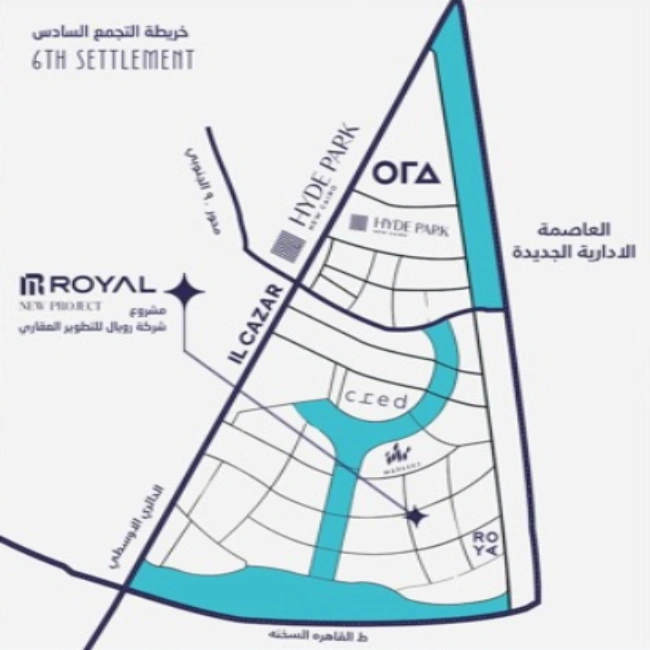كمبوند نجم ريزيدنت التجمع السادس (19839)20+ Najm Resident New Cairo 6 موقع-كمبوند-نجم-ريزيدنت-التجمع-السادس