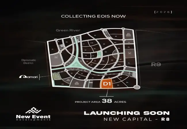 موقع-كمبوند-ليال-العاصمة-الادارية-Layal-New-Capital-Location