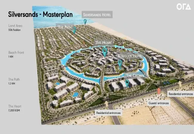 silver-sands-north-coast-location-map