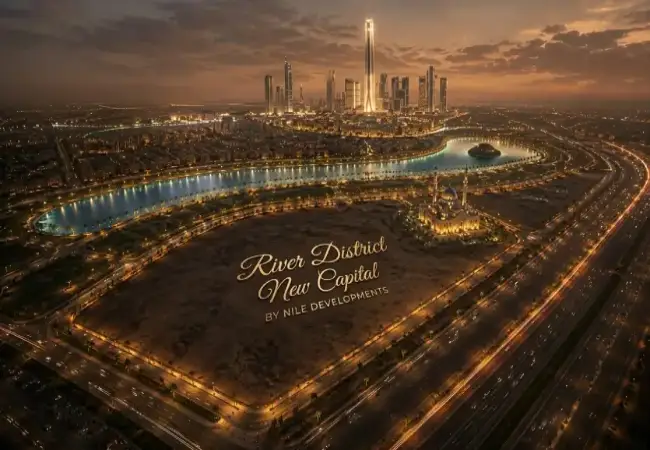 كمبوند ريفر ديستريكت العاصمة الادارية (19839)20+ COMPOUND RIVER DISTRICT 12 شقق-للبيع-في-كمبوند-ربفر-ديستريكت-