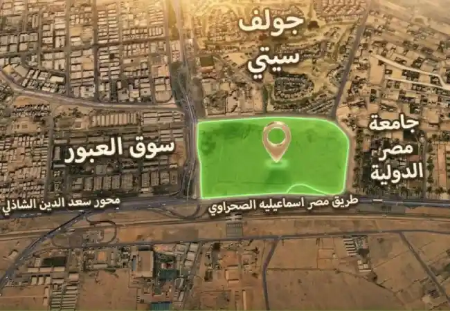 موقع-كمبوند-ذا-كيو-جاردنز-العبور